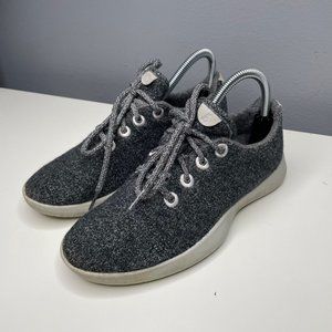 ALLBIRDS womens wool runner sneakers in gray/white 8